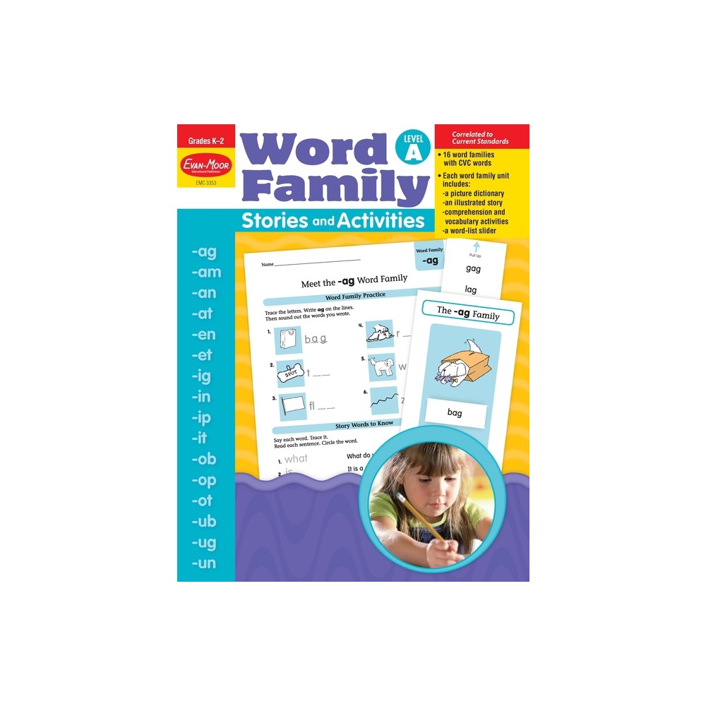 Word Family Stories and Activities, Kindergarten - Grade 2 (Level A), Teacher Resource - (Word Family: Stories & Activities) (Paperback)