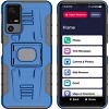 Nakedcellphone Case for Jitterbug Smart 4 / TCL 40XL - Rugged Hybrid Phone Cover with Stand - 2 of 4