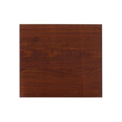 Ellotis Solid Pine Antique Tobacco Square End Table with Shelf