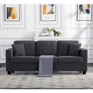 MAYEERTY 86.6in Modern Spacious Upholstery Sofa with Deep Seating for Large Living Rooms - 1 of 4