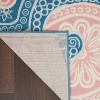 Nourison Jubilant 5'3" x 7'3" (5' x 7') Blue Area Rug Retro Bohemian Paisley by Nourison - 3 of 4