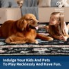 Floral Machine Washable Rug for Living Room, Non-Slip Vintage Floor Mats - 4 of 4