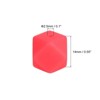 Unique Bargains DIY Keychain Necklace Jewelry Making Hexagonal Silicone Beads 30 Pcs - 3 of 4