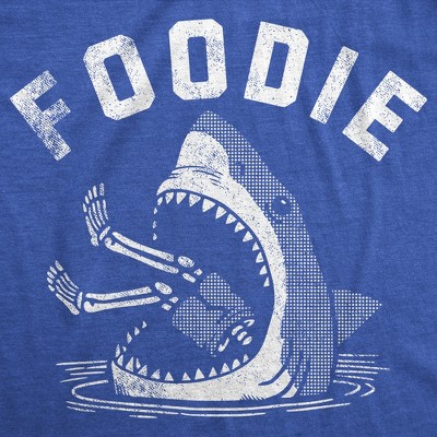 Мужские футболки Crazy Dog T-Shirts, Inc. Mens Funny T Shirts Foodie Sarcastic Shark Attack Graphic Novelty Tee for Men - Crazy Dog Men's T Shirt For Summer Royal M — фото 2