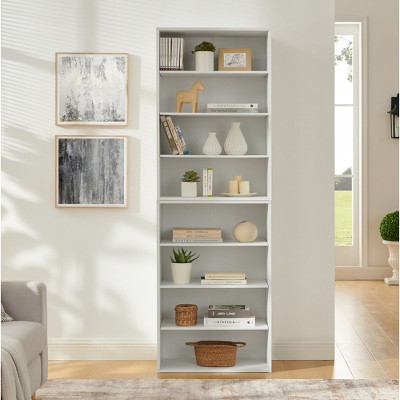 YONWAY CD DVD Storage Cabinet, Adjustable 8-layer Storage Shelf, Multi-functional Bookcase, Can Be Disassembled Into Two 4-layer Bookcases
