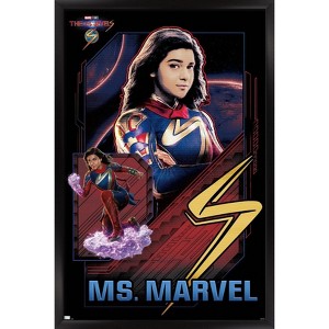 Trends International Marvel The Marvels - Ms. Marvel Framed Wall Poster Prints - 1 of 4