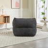 CAVINAS Bean Bag Chair for Adults and Kids, Durable Comfort Lounger High Back Bean Bag Chair Couch with Footstool, Indoor & Outdoor - 4 of 4