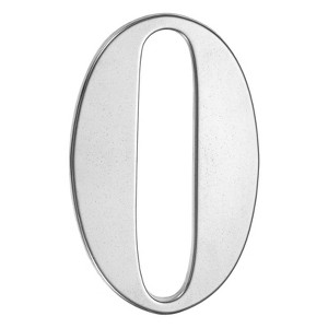 Unique Bargains Self-adhesive 304 Stainless Steel Metal Mailbox Decor House Number 1 Pc - 1 of 4