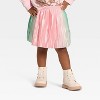 Toddler Girls' 2pc The Grinch Christmas Fleece Sweatshirt and Skirt Set - Pink - 4 of 4