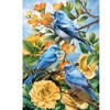 Briarwood Lane Spring House Flag 40x28 For Outdoor Bluebirds and Roses For Spring House Flag - 3 of 4