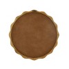 Holli Furniture Circle Wood Wall Mirror Natural Wood - 4 of 4