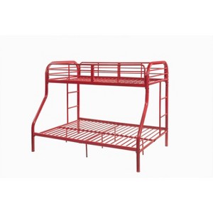 Twin Over Full Tritan Bunk Bed Red - Acme