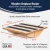 OPTP Original Wooden Uniplane Rocker board - Professional Quality Balance Board and Stability Trainer - Ankle Strengthener, Lower Body Rehabilitation - 3 of 4