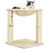 Cat Condo Tower with Hammock Bed and Scratching Post,Durable Sisal Scratch Posts for Indoor Cats - 4 of 4