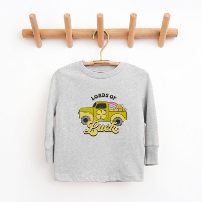 The Juniper Shop Loads Of Luck Retro Truck Toddler Long Sleeve Tee
