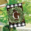 Wreath Monogram G Double-Sided House Flag Everyday 28" x 40" Briarwood Lane - image 4 of 4