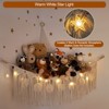 Aoibox Macrame Stuffed Animal Toy Net Hammock with Star Light, Small Plushies Storage for Nursery, Corner Wall Hanging Organizer - 4 of 4