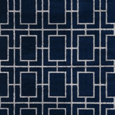 navy blue silver