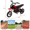 Acekool 24V Kids Ride-On Dirt Bike with Hydraulic Suspension, 3 Adjustable Speeds & Max Load 135 lbs - 2 of 4
