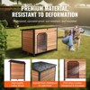 Munora Waterproof Insulated Outdoor Dog House - 43.3"x29.4"x33.4" Elevated Wood Frame Shelter for Medium/Large Dogs - 4 of 4