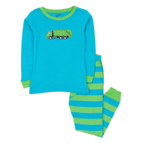 Leveret Kids Two Piece Cotton Pajamas Garbage Truck 4 Year : Target