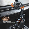 Armor All Car Fan Cupholder, 2-in-1 XL Cupholder and Mini 2-Speed Cooling Fan, USB A Powered, 360° Rotatable, 6” in Arm, XL Cupholder Holds Bottles - 3 of 4