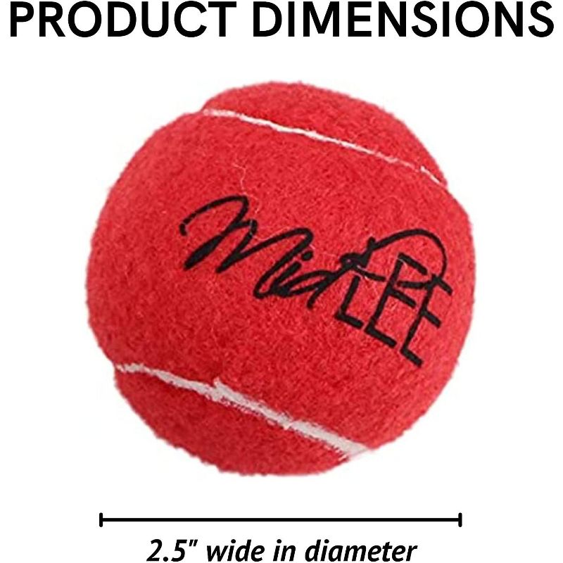 Midlee 4th of July Dog Tennis Balls- USA Red White & Blue Pet Toy Ball- Set of 6, 5 of 8