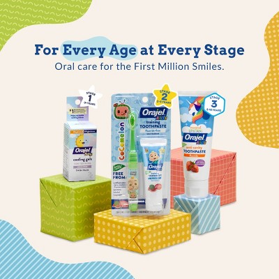 Orajel Kids Gabby's Dollhouse Fluoride Gel Toothpaste - Fruity Bubble - 4.2oz