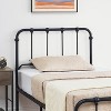 Bed Frame with Headboard, Metal Slats Support Platform Bed Frame with Storage - 4 of 4