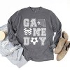 Simply Sage Market Soccer Game Day Flower Garment Dyed Long Sleeve - 3 of 4