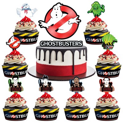 Treasures Gifted Ghostbusters Cake Topper & Ghostbusters Cupcake Toppers Kit
