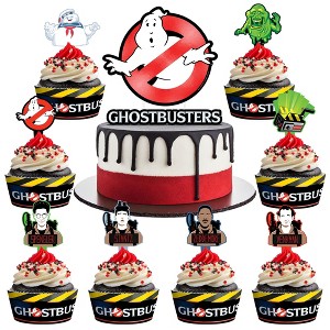 Treasures Gifted Ghostbusters Cake Topper & Ghostbusters Cupcake Toppers Kit - 1 of 1