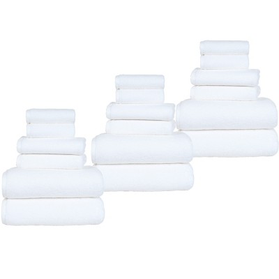 Lavish Home 3pc 60x24 Cotton Bath Rug Set, White : Target