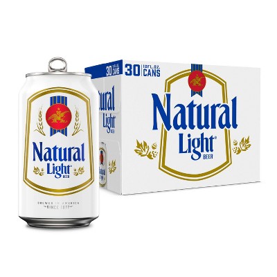 Natural Light Beer - 30pk/12 fl oz Cans