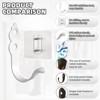 phiestina Decorative Huacu-Shaped Hooks, No-Drill Hanging Hooks for Clothes, Hats, Small Items, Set of 5 - 2 of 4