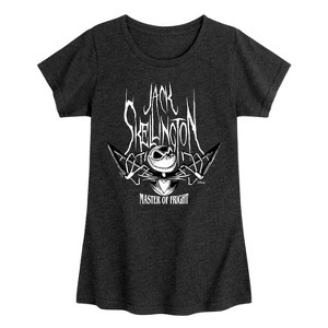 Girls' - Disney - The Nightmare Before Christmas Fitted Short Sleeve Graphic T-Shirt - 1 of 4