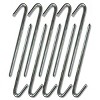 Moose Supply Heavy Duty Steel Hook Stakes, 10 Pack,  1/2" x 18" - 4 of 4