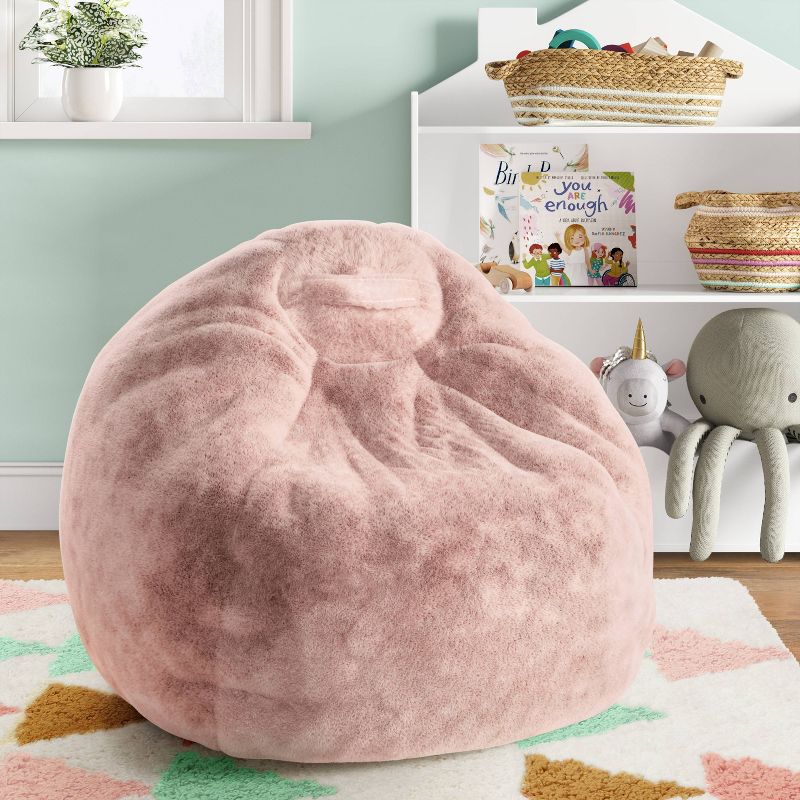 Fuzzy Fur Kids' Bean Bag - Pillowfort™, 2 of 7