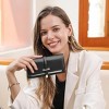 CLUCI Leather Wallet for Women Slim Designer Trifold Ladies Credit Card Holder - 2 of 3