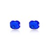 Cute 925 Sterling Silver Ascher-Cut CZ Studs Earrings - 2 of 4