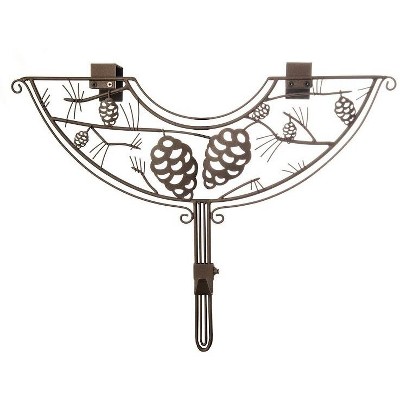 Tree Keeper Pine Cone Adjustable Christmas Wreath Hanger - 24" - Brown