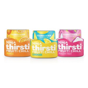 Ninja Thirsti Flavored Water Drops, 3pk FRUITI CHILL Variety Pack: Sugar-Free, Zero Calories, Lemonade, Orange, Dragon Fruit - 1 of 4