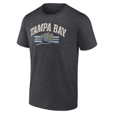 MLB Tampa Bay Rays Men's Bi-Blend Short Sleeve T-Shirt