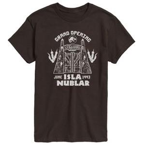 Men's - Jurassic Park - Isla Nublar Grand Opening Short Sleeve Graphic T-Shirt - 1 of 4