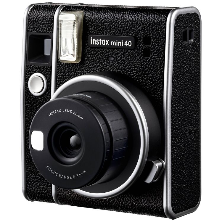 Fujifilm Instax Mini 40 Camera - Black: Automatic Focus, Built-In Flash, Instant Film Format, 2 of 10