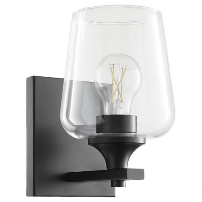 Quorum Lighting Veno 1 - Light Wall Light in  Matte Black