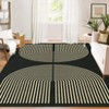 Geometric Rug Contemporary Washable Rugs Modern Arch Pattern Living Room Carpet Non Slip Non Shedding Indoor Floor Rugs - 2 of 4