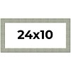 PosterPalooza | Panoramic Sculpted Blue Picture Frame - UV Acrylic, Foam Board Backing, Hanging Hardware - 2 of 4