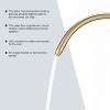 KTMBDW High Arc Single Handle Kitchen Sink Faucet, Stainless Steel Modern RV Faucets, llaves para fregaderos de cocina - 3 of 4