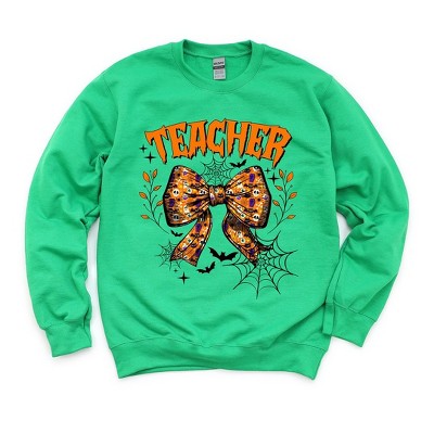 Simply Sage Market Women's Graphic Sweatshirt Coquette Halloween Teacher